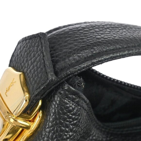 Yves Saint Laurent Black Leather Handbag 136228 - Picture 10 of 15